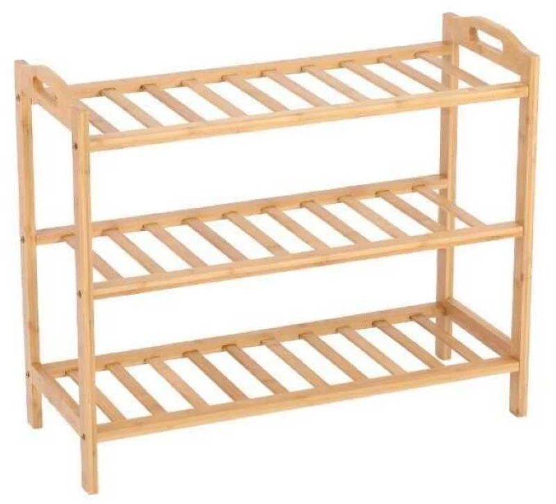 Παπουτσοθήκη 9 ζευγαριών από Bamboo 65x26x54εκ.  30570-1