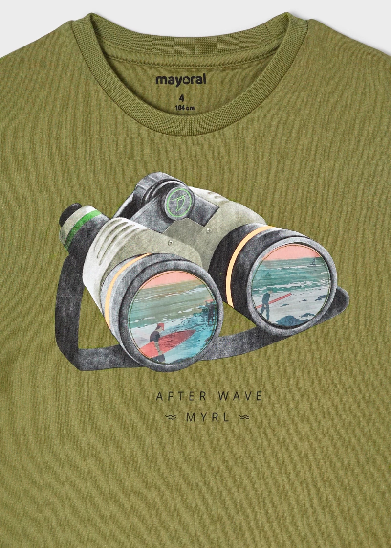Μπλούζα "Binocular" χακί (Χακί)