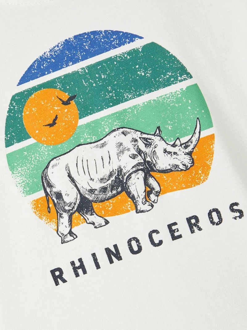 Μπλούζα "Rhinoceros" λευκό (Λευκό)