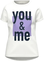 Μπλούζα "You & me" λευκή (Λευκό)