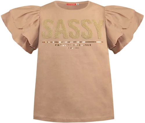 Μπλούζα "Sassy" μπεζ (Μπεζ)