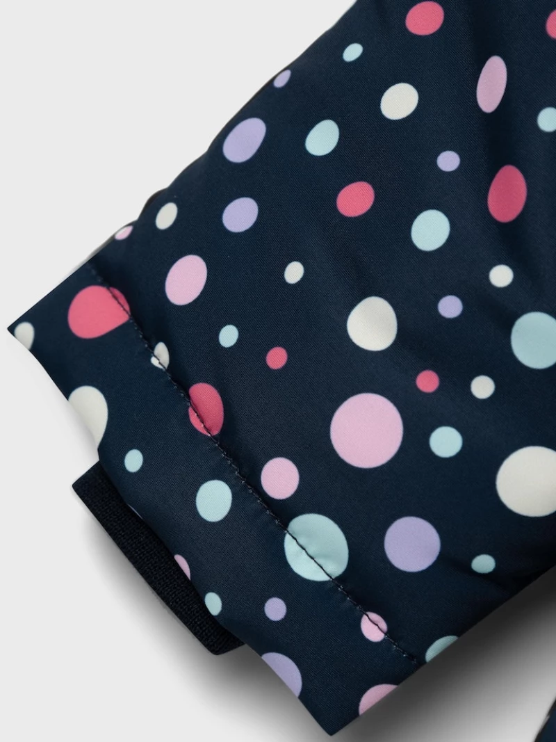 Μπουφάν αδιάβροχο "Dots" μπλε (Μπλε)