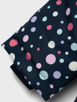 Μπουφάν αδιάβροχο "Dots" μπλε (Μπλε)