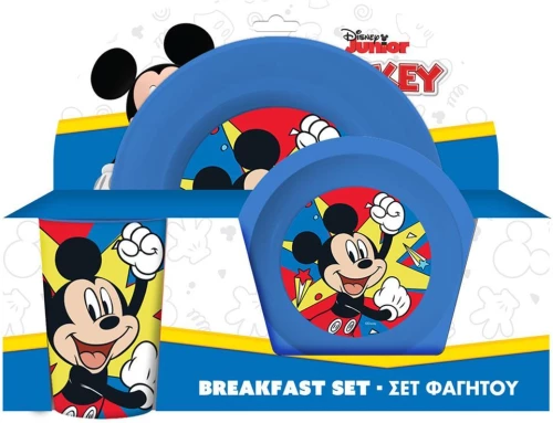 Σετ Πρωινού 3Τμχ Mickey Mouse