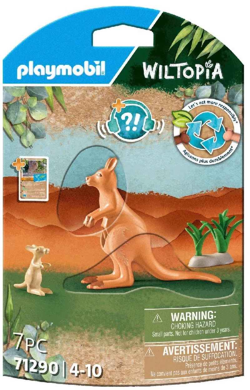 Wiltopia Καγκουρό Με Το Μικρό Του 71290 Playmobil