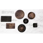 Πιατέλα Hybrid Ορθογώνια Black Wood 26x16Εκ
