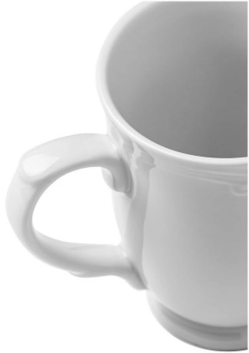 Κούπα Του Καφέ Athenee Πορσελάνινη Ανάγλυφη 340Ml White