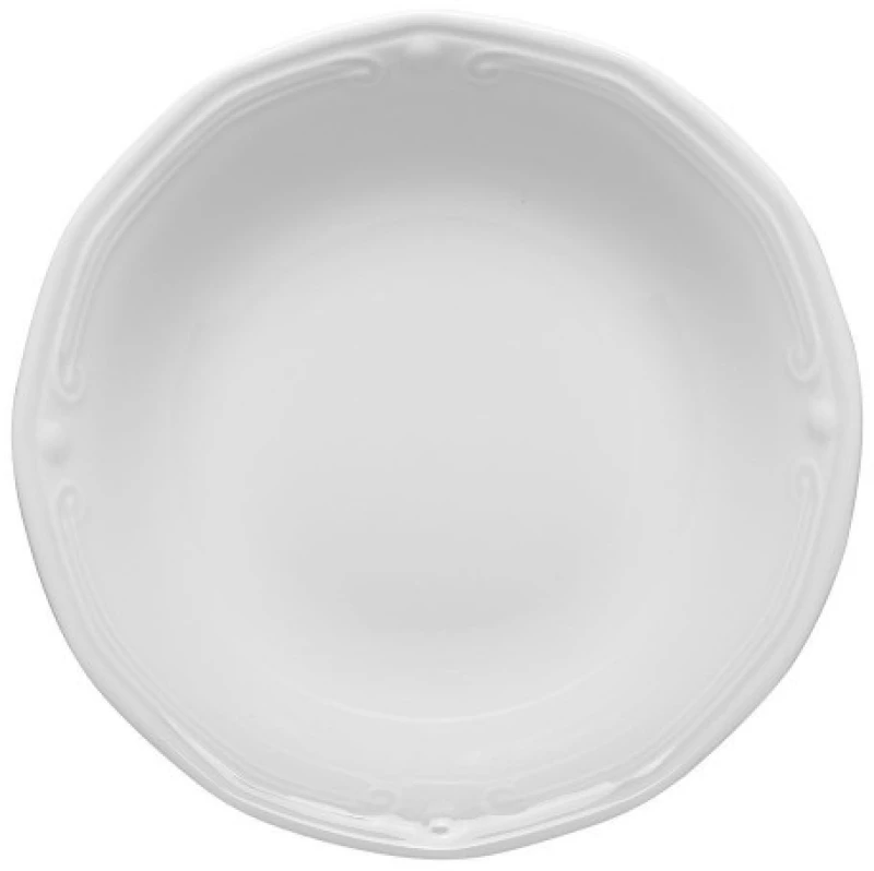 Σαλατιέρα Athenee Πορσελάνινη Ανάγλυφη 23Cm White