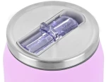 Θερμός 500ml "Save the Aegean" Μωβ Ματ Μεταλλικό 6.8x6.8x19.8εκ