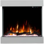 Ηλεκτρικό Τζάκι Τριών Όψεων Paris White Edition MDF 1600W 3D - Hitense