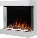 Ηλεκτρικό Τζάκι Τριών Όψεων Paris White Edition MDF 1600W 3D - Hitense