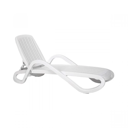 Ξαπλώστρα Eden Bianco 85x170/194.5x69cm - Nardi