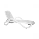 Ξαπλώστρα Eden Bianco 85x170/194.5x69cm - Nardi