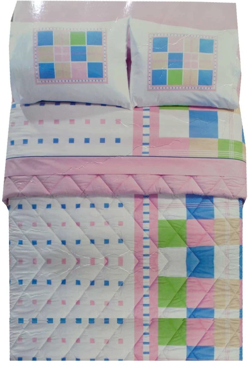 Κουβερλί Original Patcwork Multi Nima Υπέρδιπλο 220x240cm Πολυέστερ