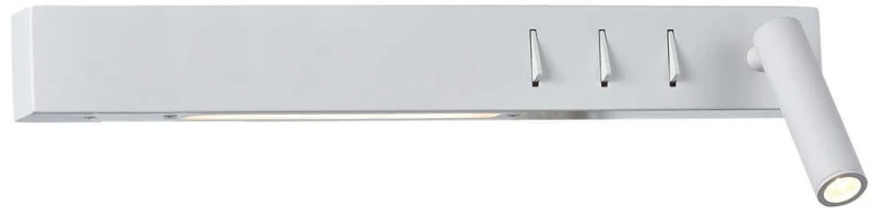 Φωτιστικό Τοίχου-Απλίκα Led White 40cm VK/04231/W/W/40/R VKLed Αλουμίνιο
