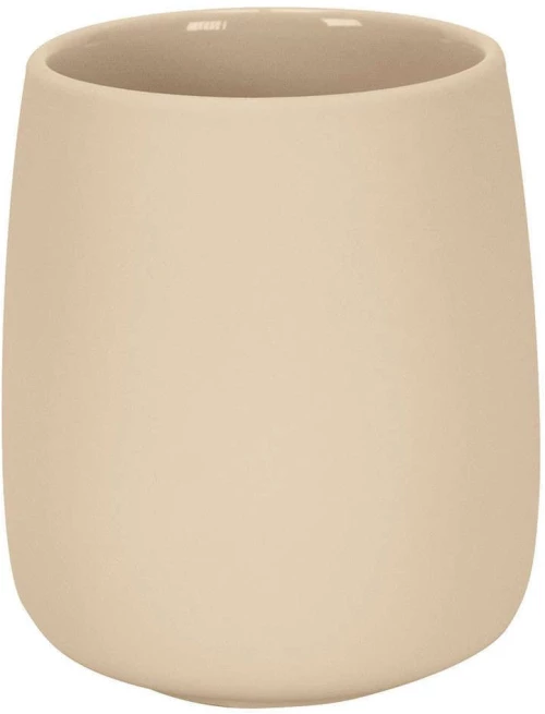 Ποτήρι Μπάνιου Eclipse 8036 8,6x10cm Sandbeige Kleine Wolke Πηλός