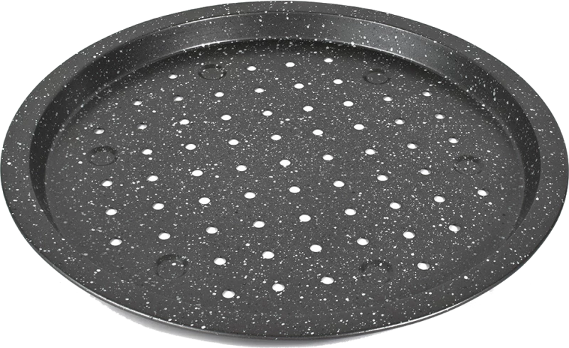 Ταψί Πίτσας Τρυπητό 01-5245 Stone 33Cm Μέταλλο Anthracite Estia Αλουμίνιο