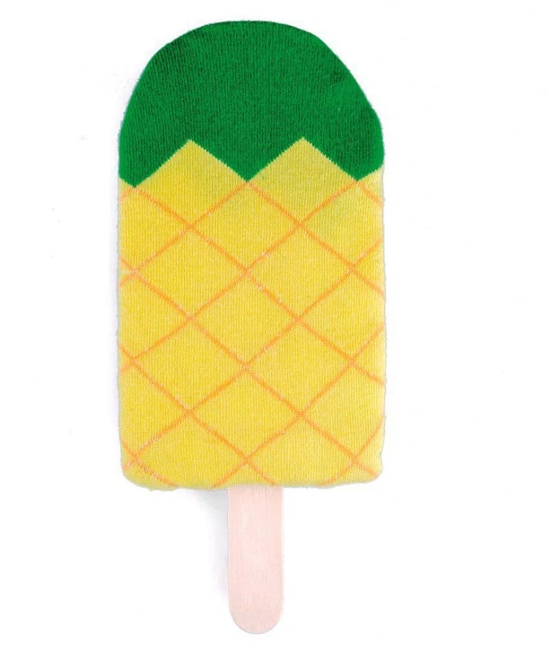 Κάλτσες Ζεύγος Γρανίτα Ανανάς DYSOCKSPI One Size Yellow-Green Doiy