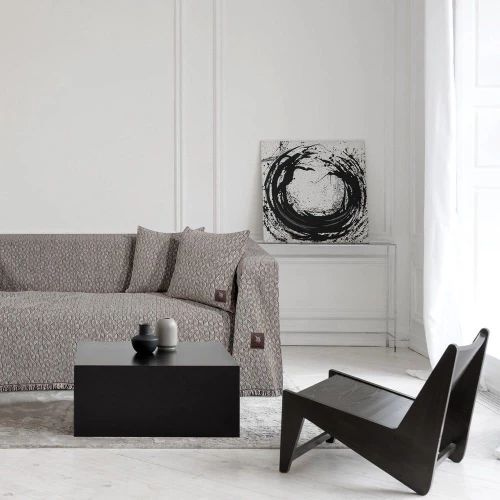 Ριχτάρι 2766 Ecru-Grey Greenwich Polo Club Διθέσιο 180x250cm Chenille