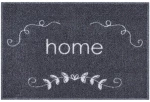 Πατάκι Εισόδου Ambiance 614 Home Flower Orgament 50X75cm Black Sdim 50X75