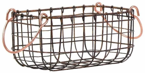 Καλάθι Σερβιρίσματος Μεταλλικό TAK120 22x12x9,5cm Bronze Espiel Μέταλλο