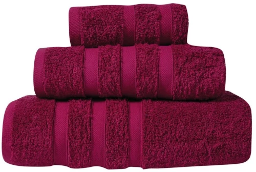 Πετσέτα Prestige 1168 Plum Das Home Χεριών 30x50cm 100% Βαμβάκι