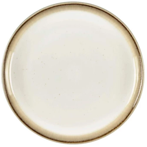 Πιάτο 11280 Φ21cm Cream Bitz Κεραμικό