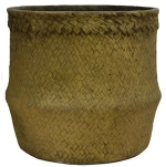 Κασπώ Light Rattan 00.03.35624 Φ25x21cm Brown Κεραμικό