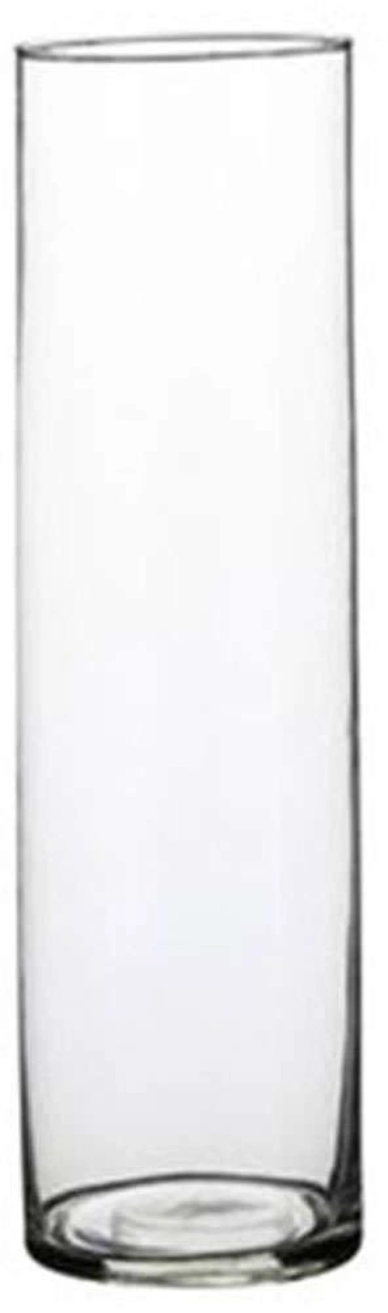 Βάζο Γυάλινο Carly 02.1041805 9x30cm Clear Γυαλί