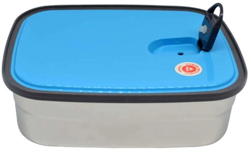 Δοχείο Φαγητού 818648 1,25lt Inox-Blue Ankor Ανοξείδωτο,Πλαστικό