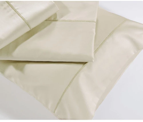 Σεντόνια S250/02 (Σετ 3τμχ) Ecru Down Town Μονό 175x255cm 100% Βαμβακοσατέν