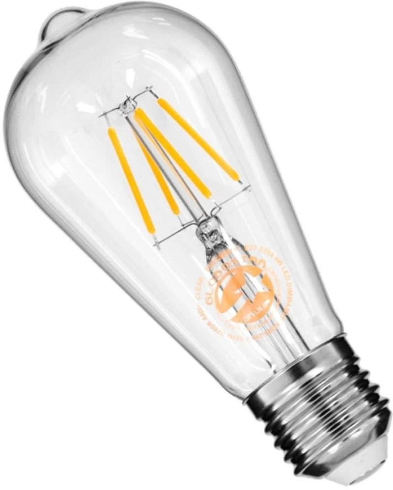 Λαμπτήρας Led Filament 99015 ST64 E27 4W 440lm Dimmable Clear GloboStar 4W