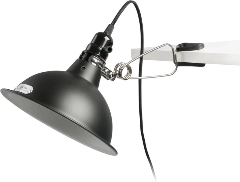 Φωτιστικό Γραφείου Με Κλιπ Pepper 64169 E27 max 15W Black Faro Barcelona