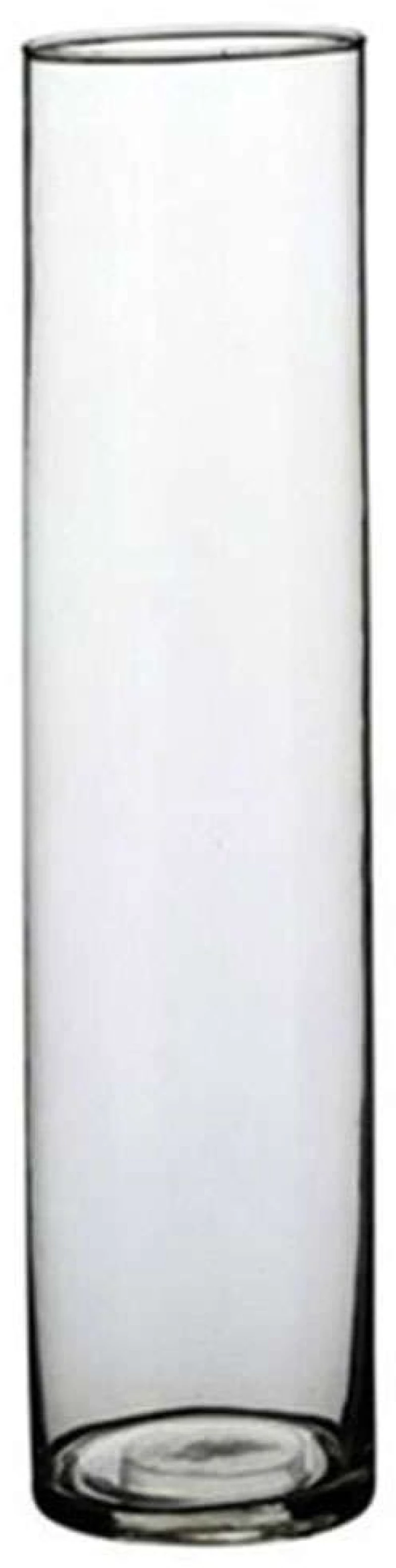Βάζο Γυάλινο Carly 02.1041806 9x40cm Clear Γυαλί
