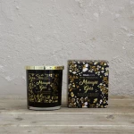 Αρωματικό Κερί Midnight Gold 350gr Nima Κερί,Γυαλί