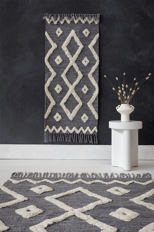 Χαλάκι Samir Grey Nima 60X130cm