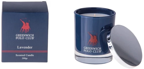 Αρωματικό Κερί 3002 Lavender 200gr Greenwich Polo Club Κεραμικό,Γυαλί