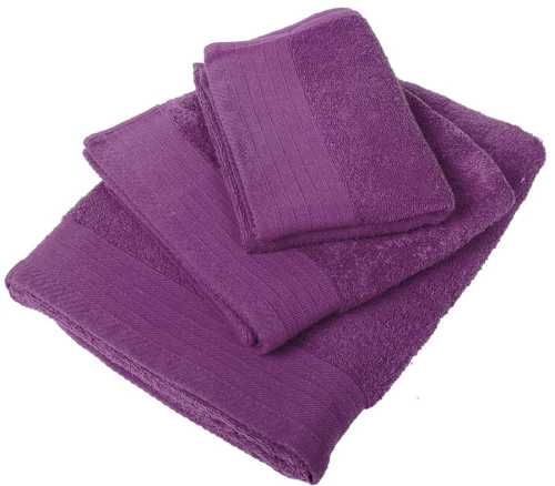 Πετσέτα Πενιέ Dark Purple DimCol Χεριών 40χ60 100% Βαμβάκι