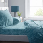 Σεντόνι Shadow 20 Turquoise DimCol Υπέρδιπλο 220x240cm Βαμβάκι-Πολυέστερ
