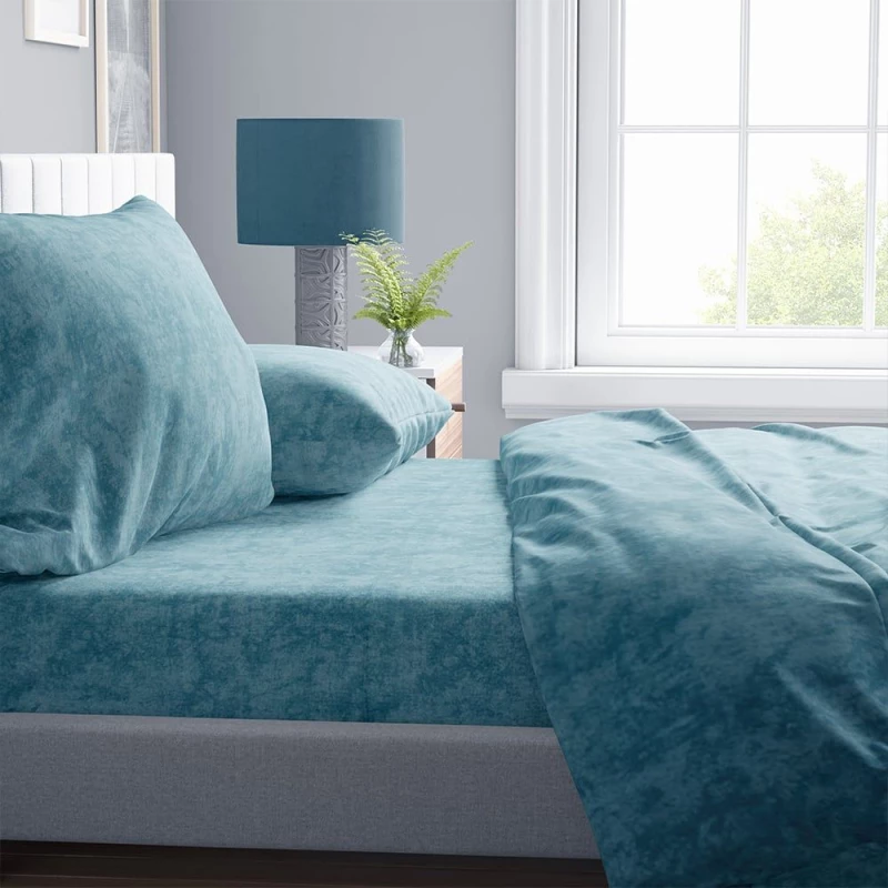 Σεντόνι Shadow 20 Turquoise DimCol Υπέρδιπλο 240x270cm Βαμβάκι-Πολυέστερ