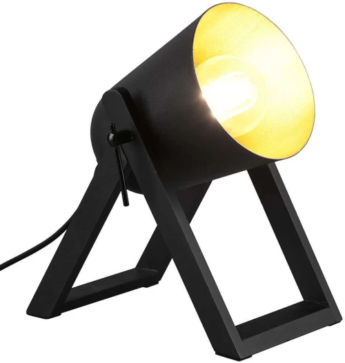 Φωτιστικό Επιτραπέζιο Marc R50721080 19x12x21cm 1xE27 25W Black-Gold RL Lighting
