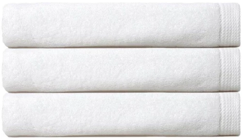 Πετσέτα 02.100.02 White Cryspo Trio Προσώπου 50x90cm 100% Βαμβάκι