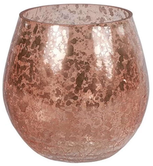 Κηροπήγιο 013.788360 13,5x13cm Rose Gold