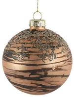 Χριστουγεννιάτικη Μπάλα 013.789028 Φ8cm Brown