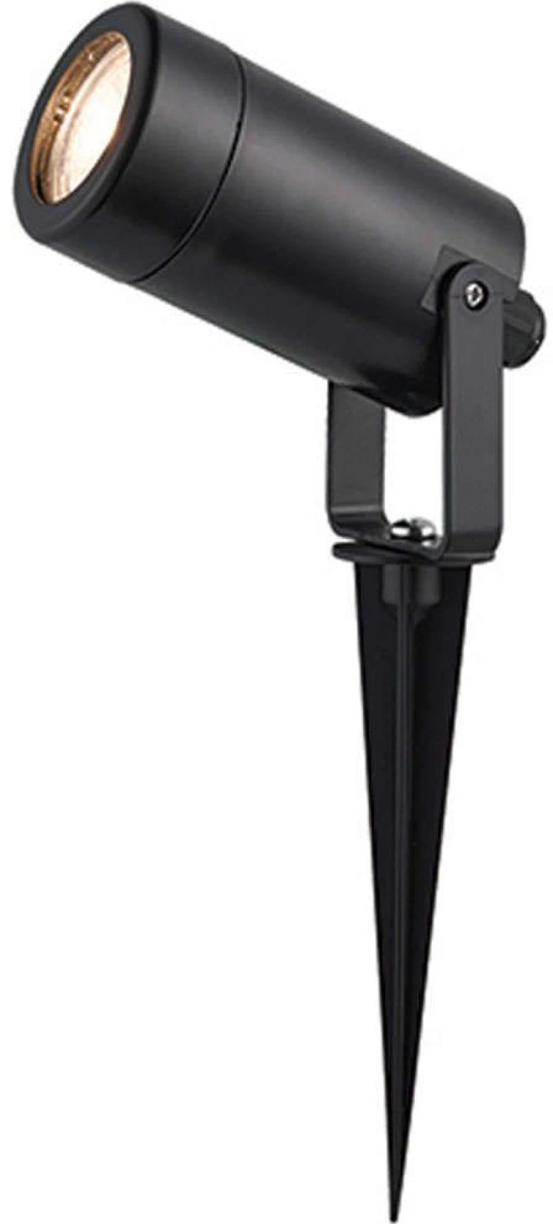 Φωτιστικό Δαπέδου Κήπου E312 Φ6x11cm 1xGU10 7W Black