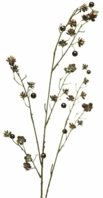 Τεχνητό Κλαδί Πέρλα 9970-7 85cm Bronze Supergreens Πολυέστερ