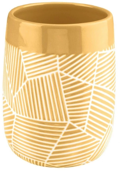 Ποτηροθήκη Serena 7,8x10,8cm Yellow Kleine Wolke Πηλός