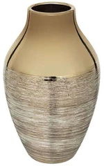 Βάζο 07.189183 15,5x26cm Gold Κεραμικό