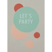 Ευχετήρια Κάρτα Let's Party Με Φάκελο RD0063438 10,5 x 15cm Multi Raeder