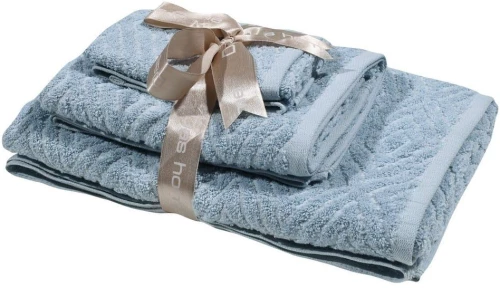 Πετσέτες Best 0664 (Σετ 3τμχ) Light Blue Das Home Σετ Πετσέτες 70x140cm 100% Βαμβάκι